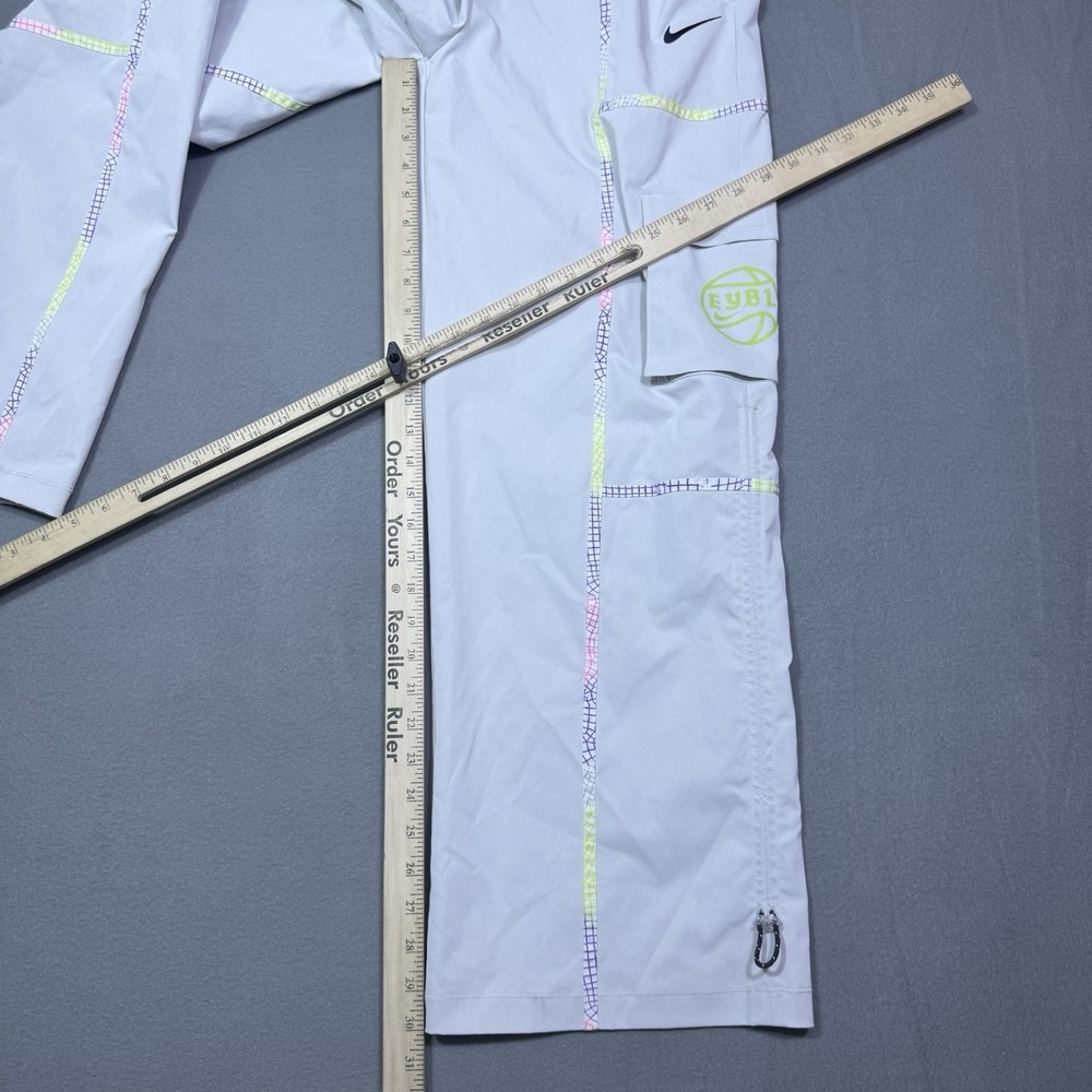 Nike EYBL Woven Cargo Pants Mens M 32x30 Light Bone Basketball DV8074-025 Rare - Picture 6 of 8